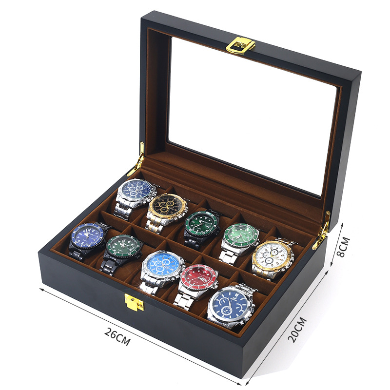 럭셔리 수제 목재 시계 상자, 시계 디스플레이 케이스, - Jewelry Box That Holds Watches 리뷰 및 가격