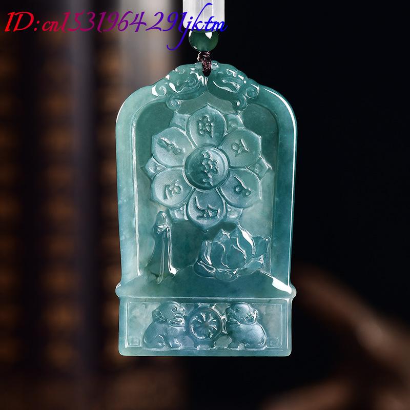 천연 버마산 경옥 관음 펜던트 목걸이 참 장식품 디자이 - Jewelry & Watches Sp Z Oo Opinie 리뷰 및 가격