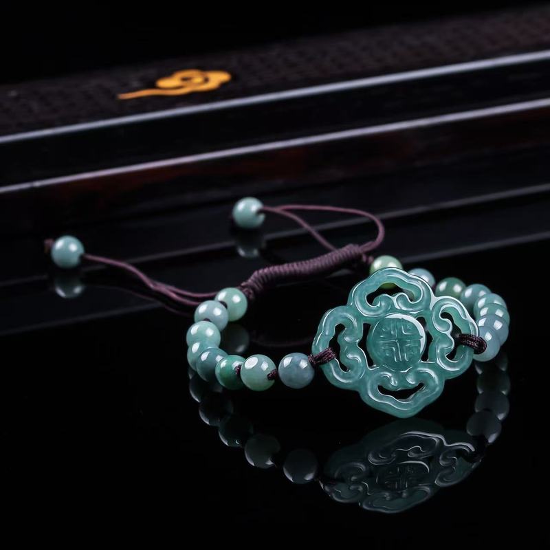 천연 비취 A급 팔찌 오리지널 디자인 세련된 블루 워터 - Jewelry & Watches Vitopoulos Reviews 리뷰 및 가격