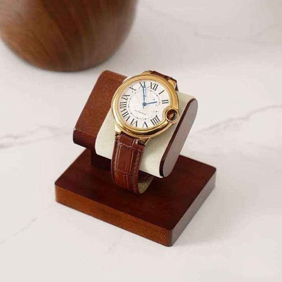 나무 시계 진열대 원목 손목시계 팔찌 홀더 고급 데스크 - Jewelry Shop Watches 리뷰 및 가격