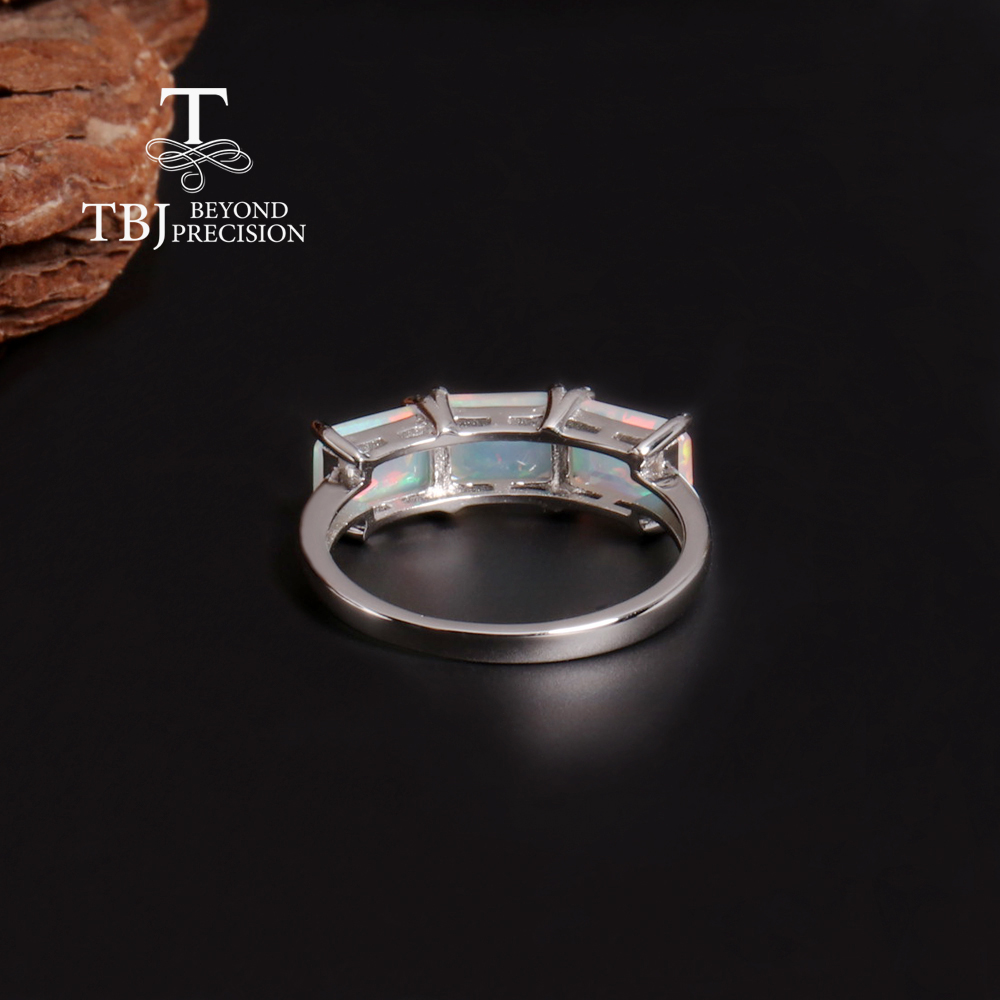 클래식 화려한 10 월 탄생석 천연 오팔 반지, 925 - Birthstone Ring Set 리뷰 및 가격