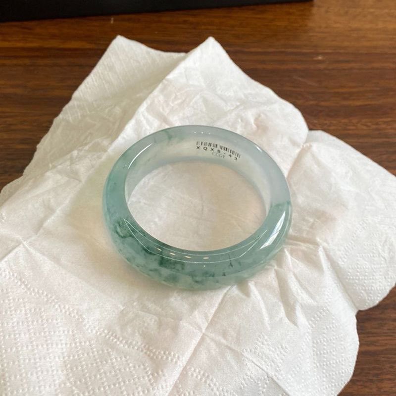 얼음빛 버마산 비취 팔찌, 여성용 주얼리, 아내를 위한 - Jewelry & Watches Sp Z Oo Opinie 리뷰 및 가격