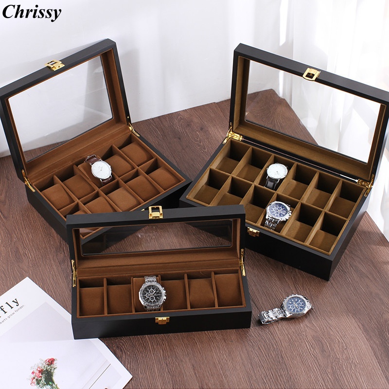 수제 고급 원목 6/10/12칸 시계 보관함 시계 진열 - Jewelry Box That Holds Watches 리뷰 및 가격