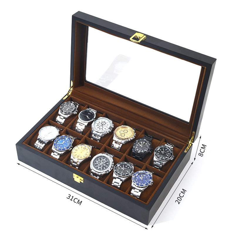 핸드메이드 럭셔리 나무 시계 박스, 시계 디스플레이 케 - Jewelry Box That Holds Watches 리뷰 및 가격