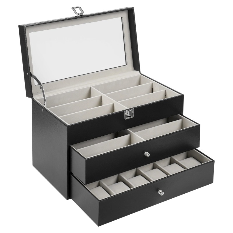 안경, 시계, 보석, 반지 보관용 6/12/20/24/ - Jewelry Box That Holds Watches 리뷰 및 가격